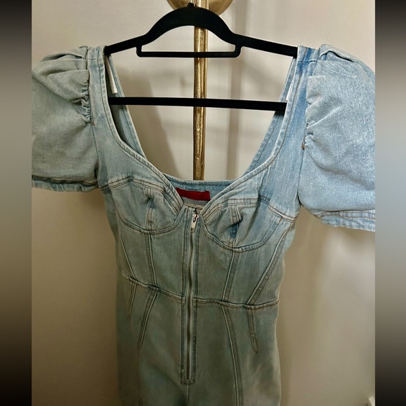 Signature8 Detailed Denim Jumpsuit - Picture 2 of 3